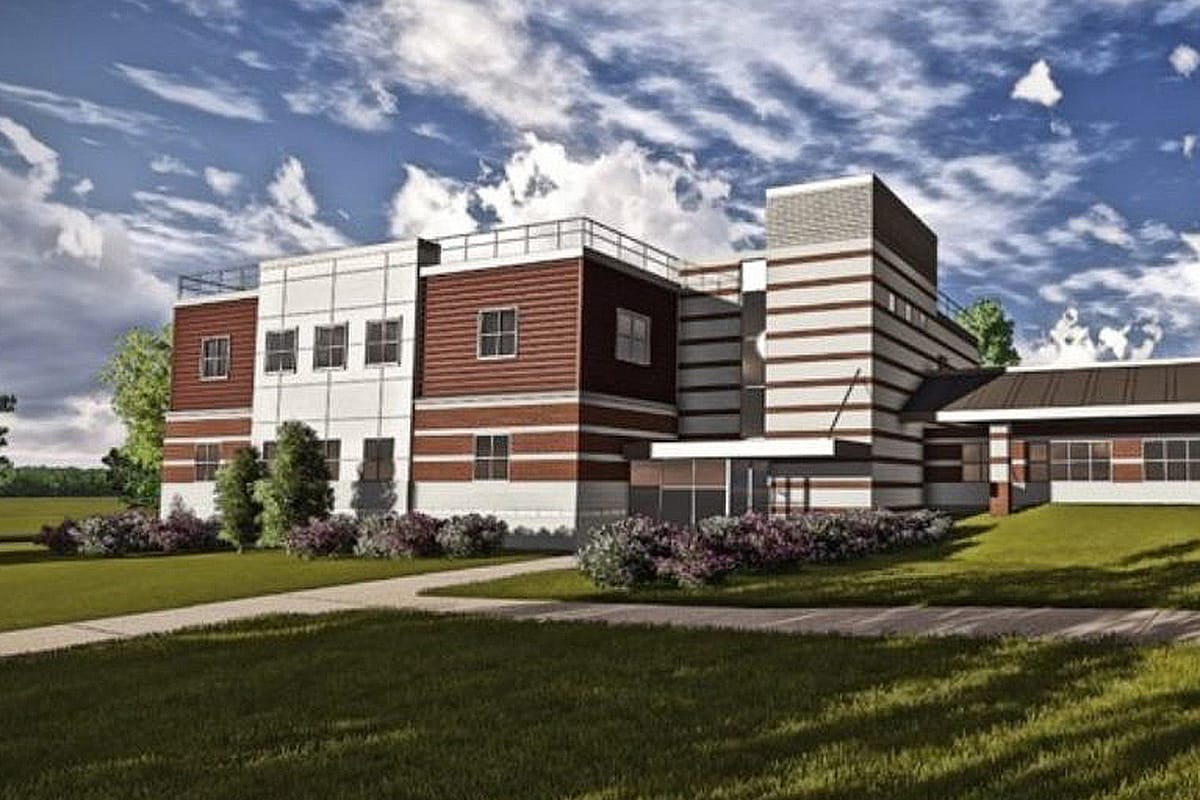 St Regis Mohawk Tribe Health Services Addition - Entrance
