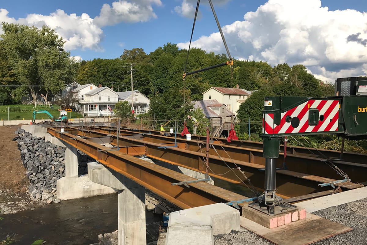 Albany County – CR 9 Bridge over Fox Creek- Construction