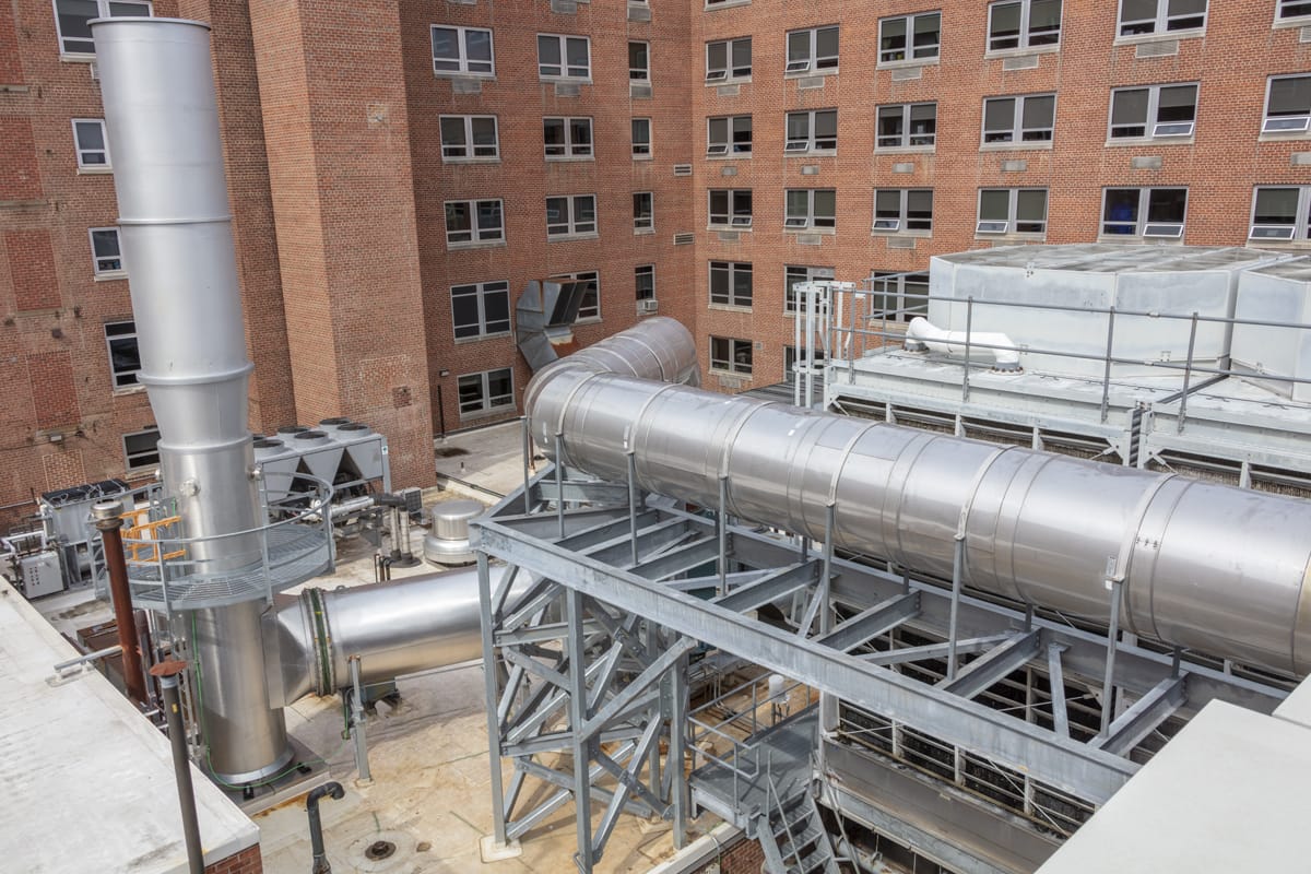 Morristown Medical Center 4.6 MW Gas turbine CHP plant, Morristown NJ