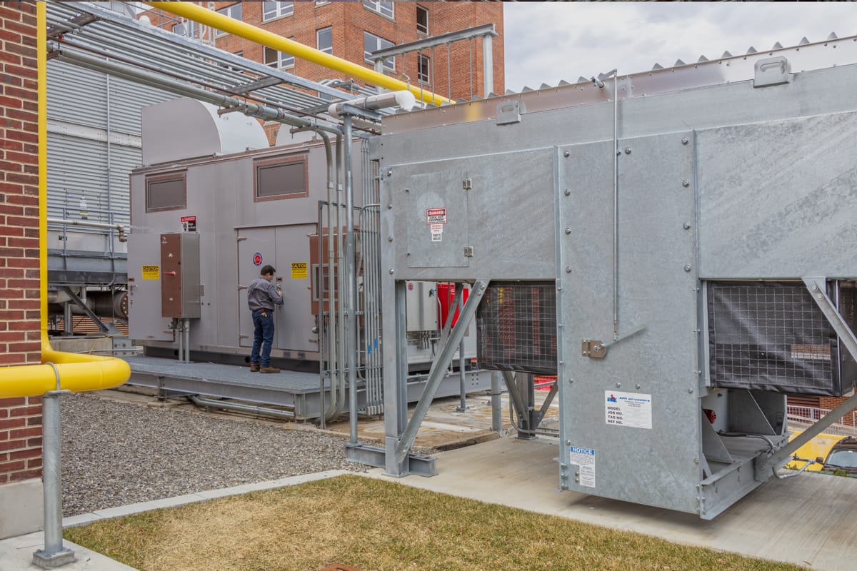 Morristown Medical Center 4.6 MW Gas turbine CHP plant, Morristown NJ